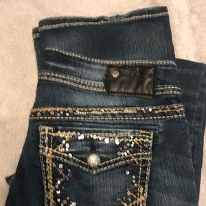 WOMENS SILVER SUKI SKIM BOOT JEANS SIZE 29/33